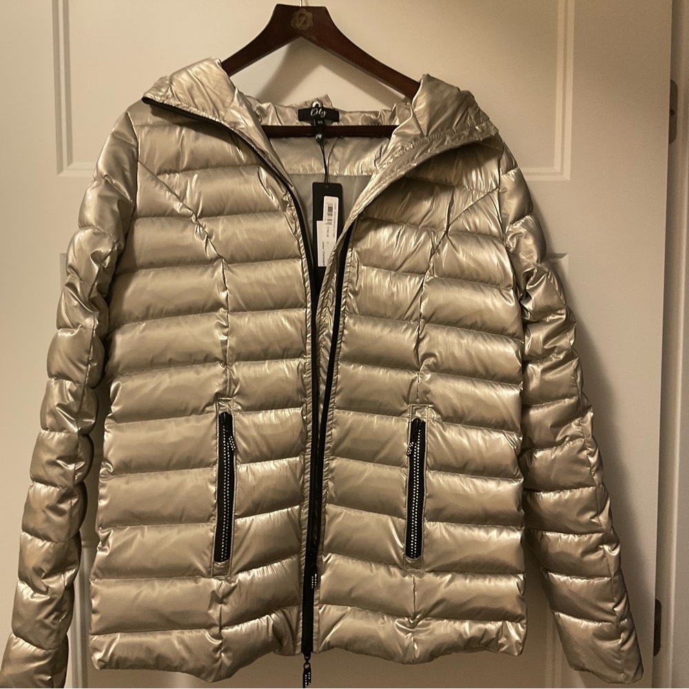 Only Champagne Metallic Jacket